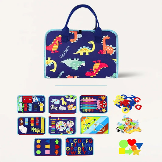 MiniGénie™ - Livre d'Activités Montessori | Busy Book Éducatif 1-6 ans.