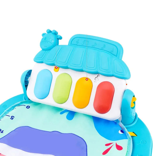 BabyGym Pro centre éveil musical bébé 0-36 mois tapis sensoriel piano détachable développement motricité