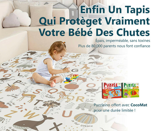 CocoMat™ – Le Tapis d'Éveil Montessori Préféré des Parents en 2025.