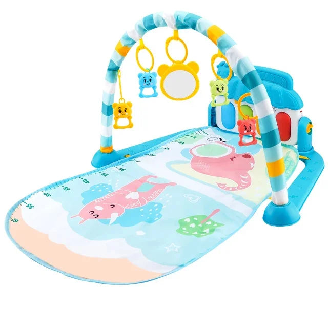 BabyGym Pro centre éveil musical bébé 0-36 mois tapis sensoriel piano détachable développement motricité