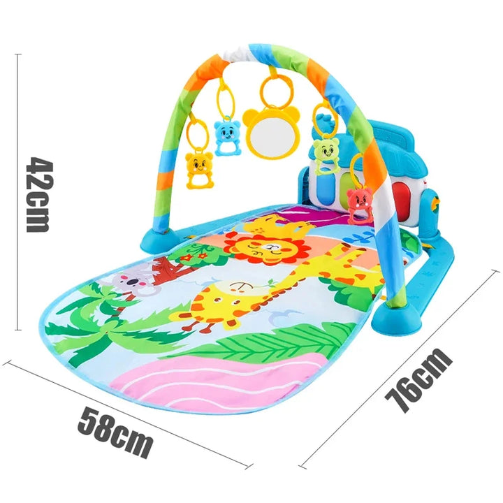 BabyGym Pro centre éveil musical bébé 0-36 mois tapis sensoriel piano détachable développement motricité