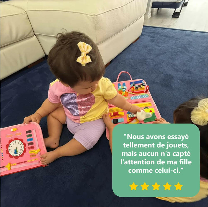 MiniGénie™ - Livre d'Activités Montessori | Busy Book Éducatif 1-6 ans.