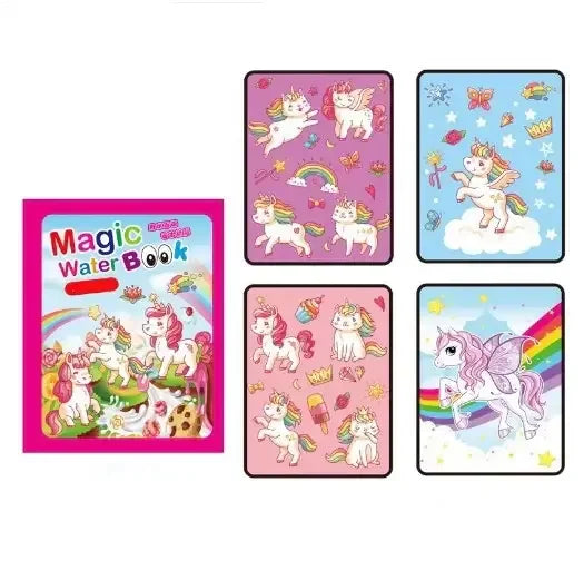 Colorino™ – Livre de Coloriage Magique à l’Eau | Montessori, Réutilisable, Sans Écran.
