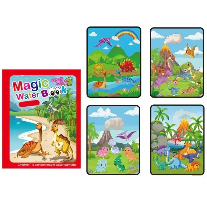 Colorino™ – Livre de Coloriage Magique à l’Eau | Montessori, Réutilisable, Sans Écran.